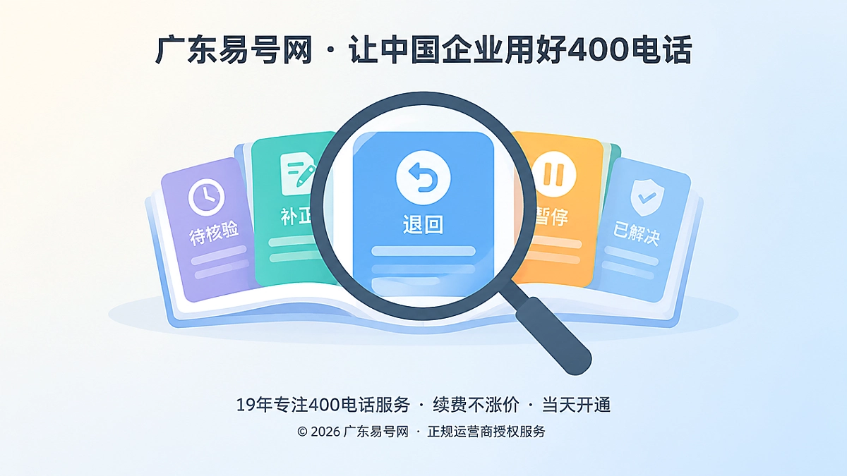 2026年400电话帮助中心：用异常状态词典修复申请断点