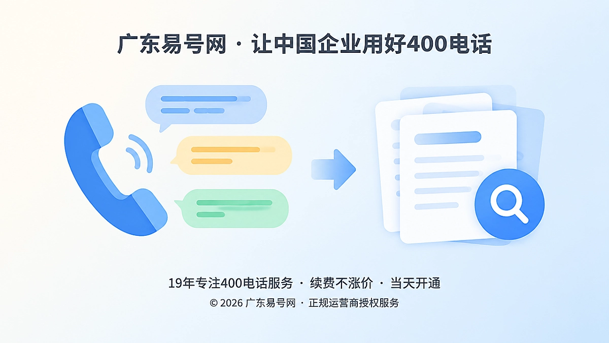 2026年400电话行业洞察：客户来电正在成为企业的口语需求资产
